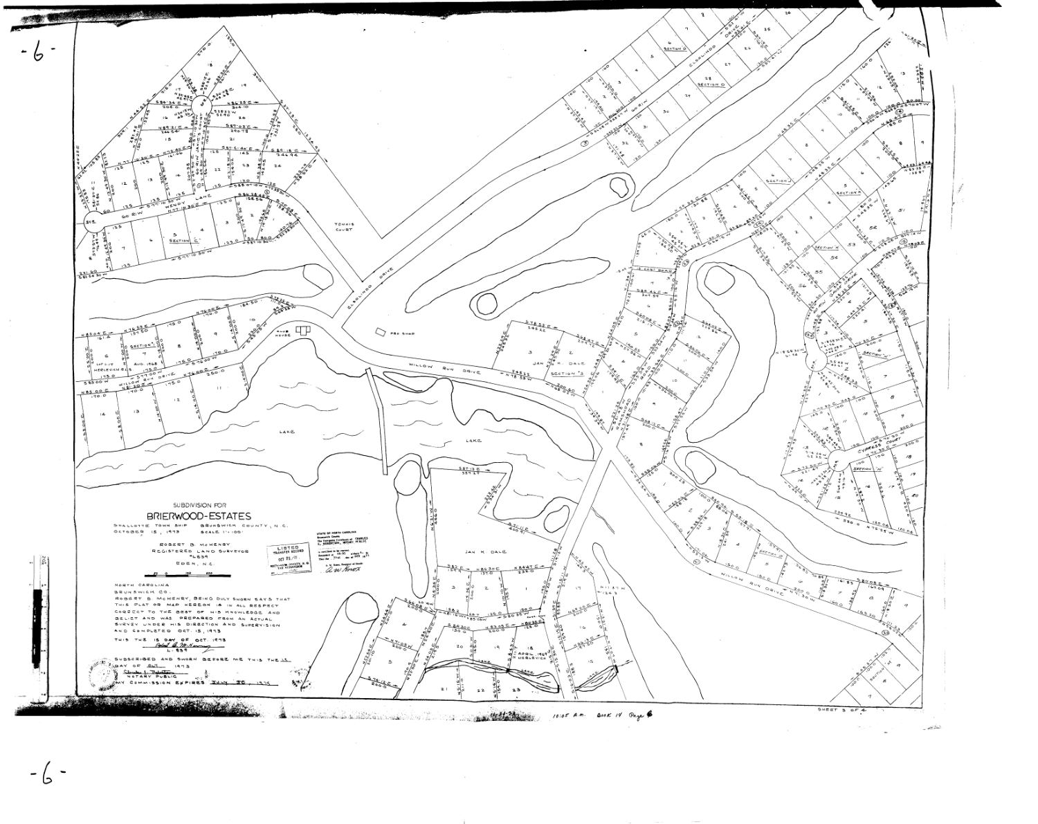 Sheet 3 of 4 of the 1973 plat